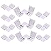 TronicsPros 10pcs 10mm 2 Pin L-shape SMD 5050 5630 LED Strip Connector Right Angle Corner Connector for Single Color 5050 5630 LED Strip Lights Strip to Strip Connector