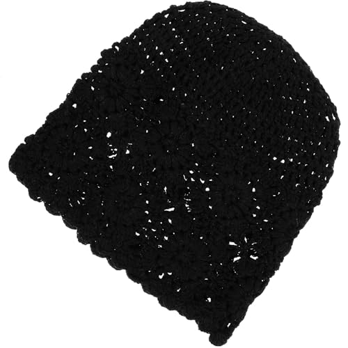Turbante negro ULTECHNOVO de algodón suave para mujer