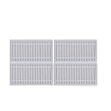 SANKUAI 1Set Roboter-Staubsauger Pinsel Seitenbürsten HEPA-Filter für Redmon RV-R500 RV R500 Roboter-Staubsauger-Teile Zubehör (Farbe : 4 Filters)