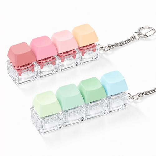 NiXianLinGo 2 PCS Keyboard Fidget Toy, Quiet & Loud Keyboard...