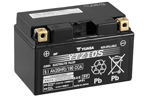 Batería Yuasa YTZ10S con tecnología sin mantenimiento y arranque instantáneo 2