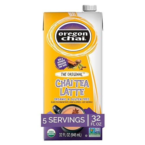Oregon Chai Original Chai Concentrate, 32 Fluid Ounce (Pack of