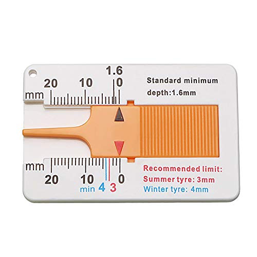 4 stuks bandenprofieldieptemeters, profieldieptemeter, digitale bandenprofieldiepte meetbereik 0-20 mm, instelbare… - Image 4