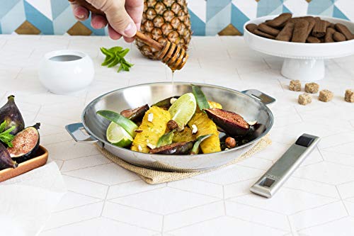 Cristel Strate Fryingpan, 10", Silver #TOP6