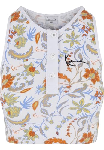 Karl Kani Haut Court Femme KW222-009-3 : Sublimez votre Style avec ce Top Floral
