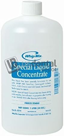 WHIPMIX - Special Liquid Concentrate 1 Liter - # 02194 ( works with all Whipmix imvestments ) [ special liquids for investments ] 119613 Us Dental Depot