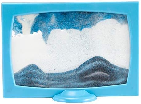 The Paragon Moving Sand Art Picture, Sandscapes Desktop Art - Desk Toy Sand Picture Frame, Relax Watching Drifting Sand, Office Decor to Reduce Stress