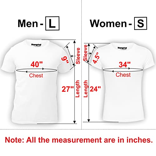 Image of Hangout Hub HH81 Men & Women T shirts |Round Neck T-Shirt| Regular Fit | Half Sleeves | Cotton | Couple Tshirts for Couple |Pack of 2|Couple T-Shirts