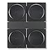 Flexson Wall Mount for 4 SONOS AMPS (Black)