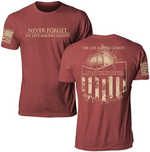 Til Valhalla Project We Live Among Giants Graphic Tee | Veteran Owned & Operated | Proudly Printed in The USA