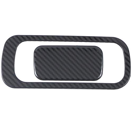ITrims Glove Storage Box Handle Cover Trim Frame Auto Replacement Parts Decoration 2PCS Car Accessories for Kia K5 Optima 2020 2021 2022 (Carbon Fiber)