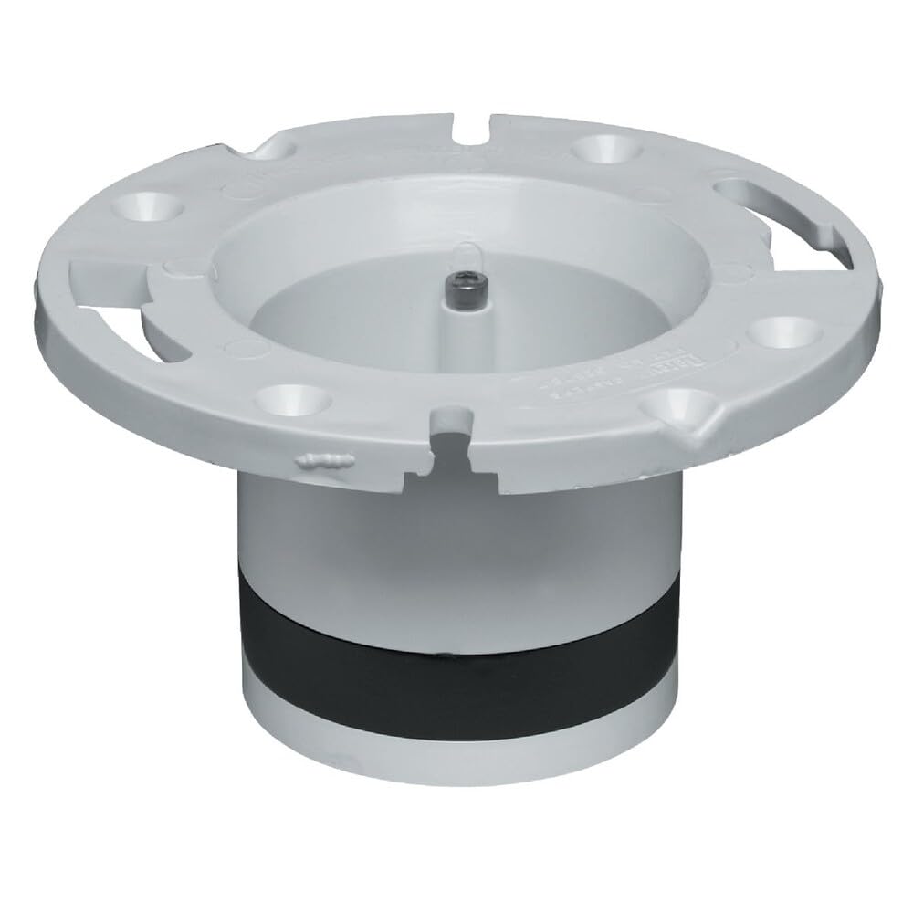 Oatey 43539 Brida de Armario, Blanco, 4"