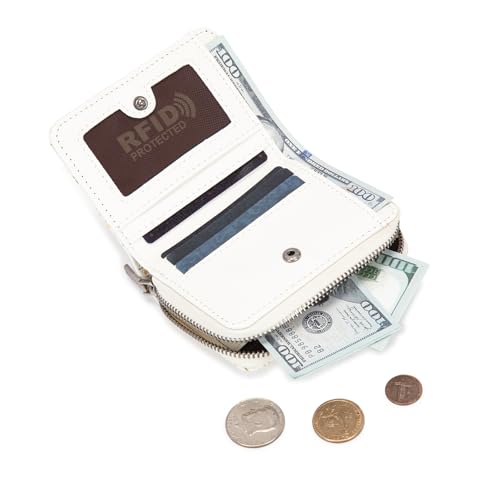 Image of Montana West Small Wallet for Women Female Ladies with a Detachable Wristlet Womens Wallet with Rfid Blocking Lining Minimalist Lightweight & Easy to Carry