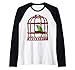 Perroquet dans une cage Manche Raglan