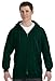 Hanes Men's Full Zip Ultimate Heavyweight Fleece Hoodie, Deep Forest, Medium
