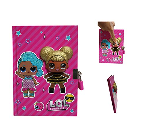 Factorycr DiarIO secreto con squishy Lol Surprise 13x18 cms