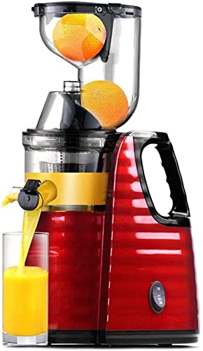 MIIKHI Exprimidor Lento, máquina exprimidora de masticación Lenta con conducto Grande de 81 mm de Ancho, exprimidor de Prensa en frío para Frutas y Verduras nutritivas