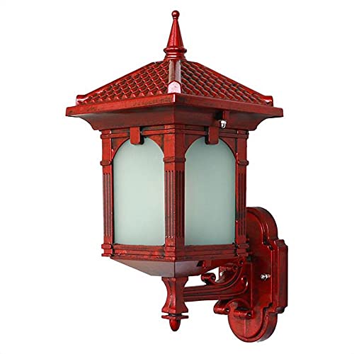 Applique extérieure étanche IP54 anti-rouille avec diffuseur en verre clair