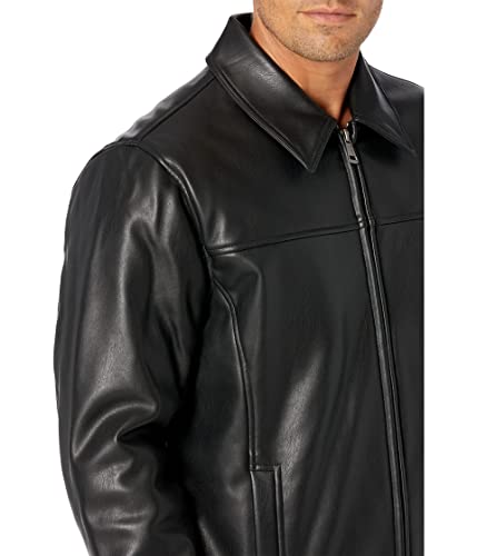 Image of Cole Haan Signature Men's Faux-Leather Jacket