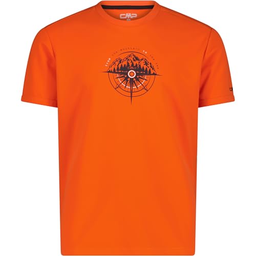 T-shirt piqué homme CMP avec Dry-Function séchage rapide et imprimé