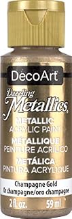 Deco Art Americana Acrylic Metallic Paint, Champagne Gold