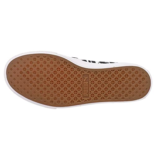 PUMA PUMA Bari Slipon Cat Stripe Mens Shoes Size 6.5, Color: Black/White