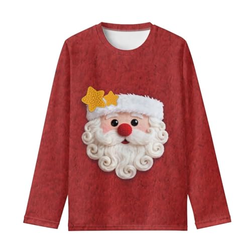 Image of Girls Long Sleeve T Shirt Cute Cartoon Crewneck Shirt for Kids 3-16Y Fall Winter Clothes