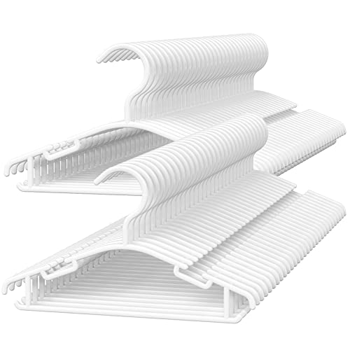 GoodtoU Baby Hangers, 60 Pack Baby Clothes Hangers for Closet Kids Plastic Hangers Toddler Infant...