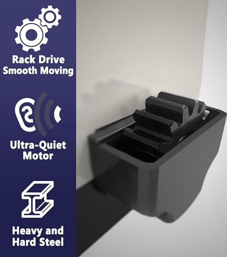 Blütezeit 1400Lb Sliding Gate Opener Wifi Control, Solar Powered Automatic Slide Gate Motor Rack Driven thumb #2