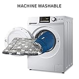 KROSER Große waschbare Hundematte 137 x 84 cm, Hundedecke, Sommer- und Winter-Hundepolster, gepolstertes Hundebett, geeignet für mittelgroße Hunde mit einem Gewicht von bis zu 59 kg