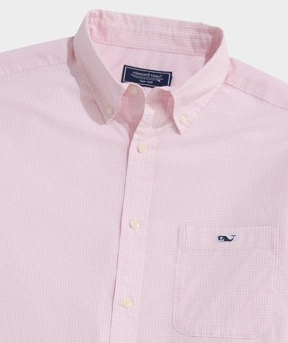 vineyard vines Men's Anegada Gingham Perfect Wash Poplin Shirt2