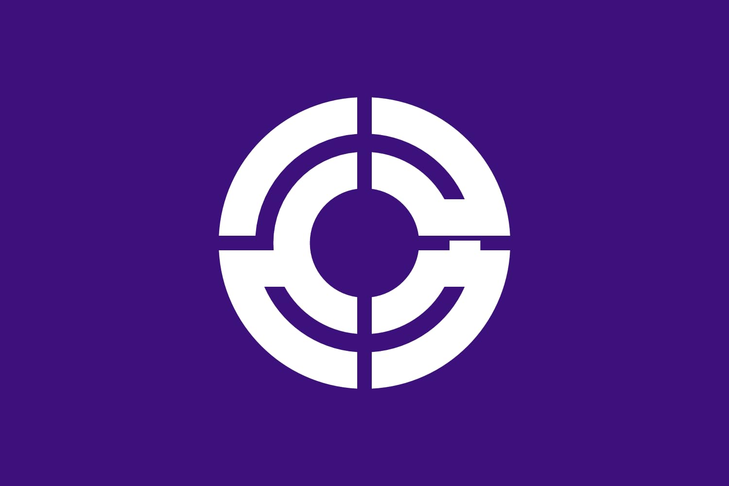 Drapeau de Konosu Saitama anti-effilochage pour décoration murale durable