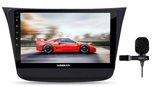 Hamaan Suzuki Wagon R 9″ Full HD Double Din Player Android 10 Car Stereo MP5 Multimedia Player with 2GB RAM/ 16GB ROM/WiFi/GPS/Steering Wheel Connectivity- Supports iOS/Android (New Wagon R- 2019)