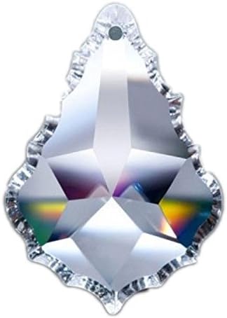 ASFOUR CRYSTALSet of 25-38 mm - Clear 30% Full Lead 911 French Cut Crystal Chandelier parts, 1 Hole