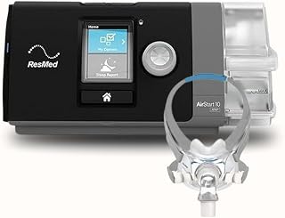 AirStart 10 CPAP Machine Combo with Mask | Auto-Adjusting Pressure, Heated Humidifier & Quiet Operation for Sleep Apnea Th... Price In India
