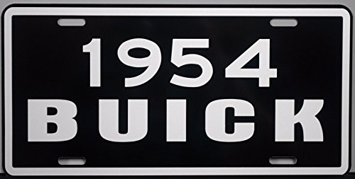 1954 54 Buick Metal License Plate TAG 6 X 12 GM Roadmaster Riviera Century Skylark Special Sedan Estate Wagon Super HOT Rod Classic Custom Man CAVE Collection Garage Shop Wall Art Novelty Gift Sign