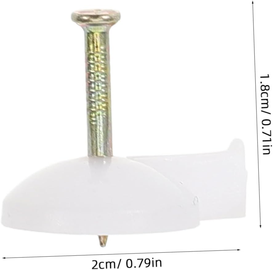 100pcs Metal Wall Tacks for Curtain and Decoration Heavy Duty Cement Nails Thumbtacks for Masonry and Drywall for Home Office and Craft Use