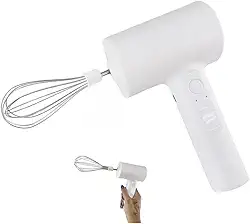 Mixer de Mao Multifuncional Batedor USB Alta Velocidade Misturador Sem Fio Bolo Doces Confeitaria Cozinha Potente Portatil