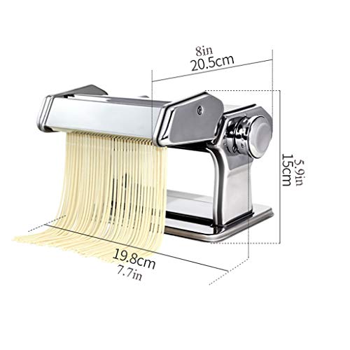 xinxinchaoshi Pastamaker Nudel-Bügelmaschine Haushalt manuelle Nudel-Maschine Edelstahl Nudel Making Machine Maschine… – Bild 3