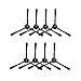 JUSTSHENGKUANG Pièces d'aspirateur de Robot de Brosse 8 pcs V55 v50 v5 v5s v3 v3s v50 Accessoires Pro X5 compatibles for Chuwi Compatible for ILIFE Brosse de Nettoyage