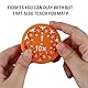 9 Stück Mathe Fidget Spinner Set, Multiplikations Divisions Zahlen Fidget Spinner Spielzeug, Mathe Fakten Spinner Fidget Toys, Lernspielzeug Stressabbau Spinners für Math Games