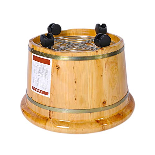 Katzowen spa de pies en madera con ruedas miniatura 5