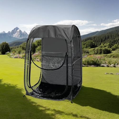 Pop Up Pod, Weather pod 1 Person, Portable Instant Outdoor Pod Shelter for Camping & Sports, Blocks Wind Rain Sun, Quick Assembly (39x39x59 Inches)