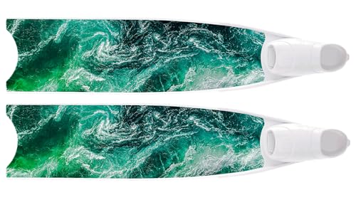 Leaderfins Ocean Pure Carbon Freediving and Spearfishing Fins (Medium, EU 43-44 / US 9-10)