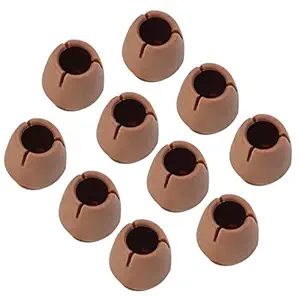 Furbabies 10 Pieces Table Chair Leg Floor Protectors Round Bottom Round Mouth 12-16mm