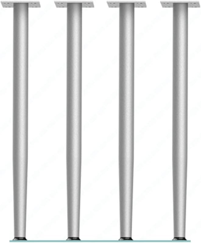 4pcs Metal Table Clamp Legs, Heavy Duty Table Legs, Wrought Iron Table Legs, Furniture Legs, for Home DIY Projects (Color : Black, Size : 43 * 10cm)