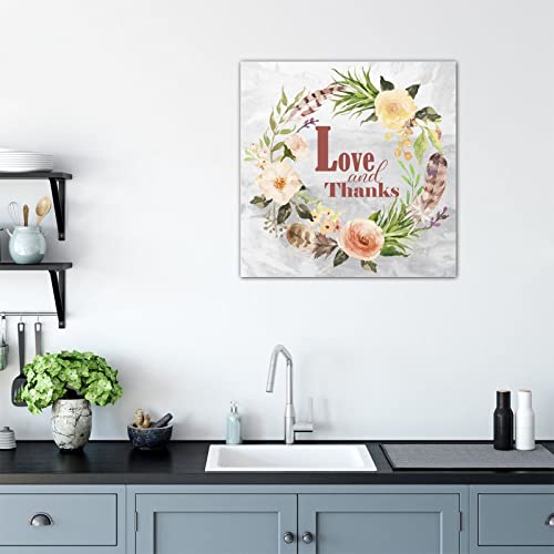 Amour et gratitude à la maison grâce au panneau en bois mural - 4