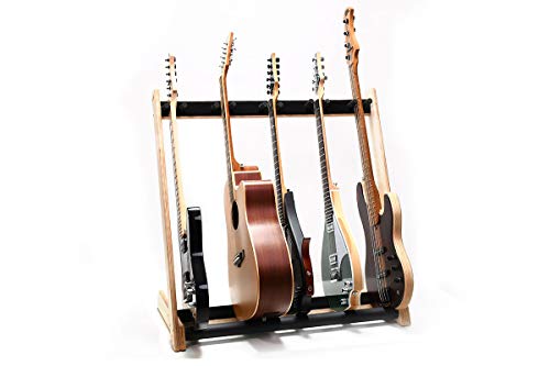 Ruach GR-2 Support en bouleau pour cinq guitares ou étuis personnalisable - Les Beatles, Paul McCartney, John Lennon, RIngo Starr, George Harrison Ruach GR-2 Support en bouleau pour cinq guitares ou étuis personnalisable – Image 6