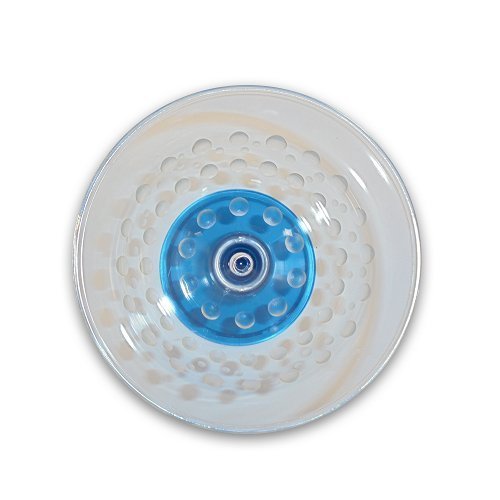 COPPA GELATO 400 CC IN PLASTICA TRASPARENTE RIUTILIZZABILE E LAVABILE IN LAVASTOVIGLIE CON BASE BLU IDEALE PER GELATERIE ARTIGIANALI ICE CREAM PLASTIC CUP (PZ 6)