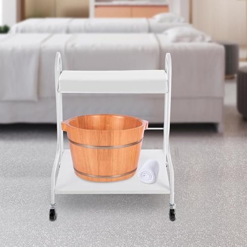Carro spa portátil para manicura y pedicura con ruedas miniatura 2